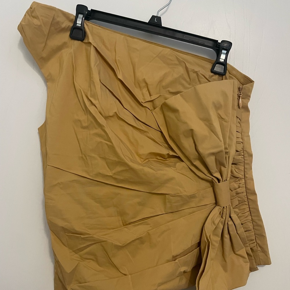 Yellow One Shoulder Top